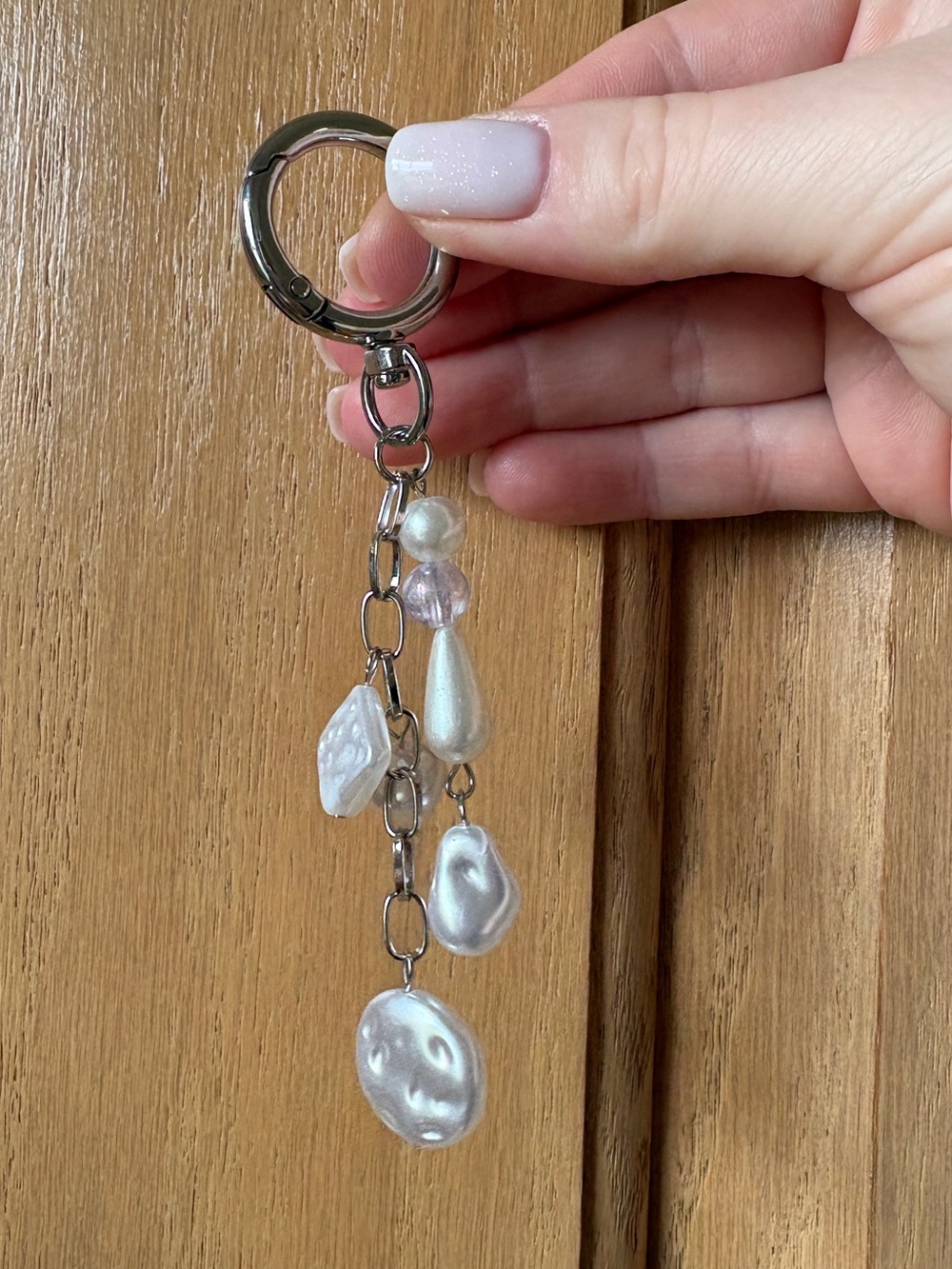 New! 🤍Nordstrom 🤍Pearl Charm Keychain 🤍